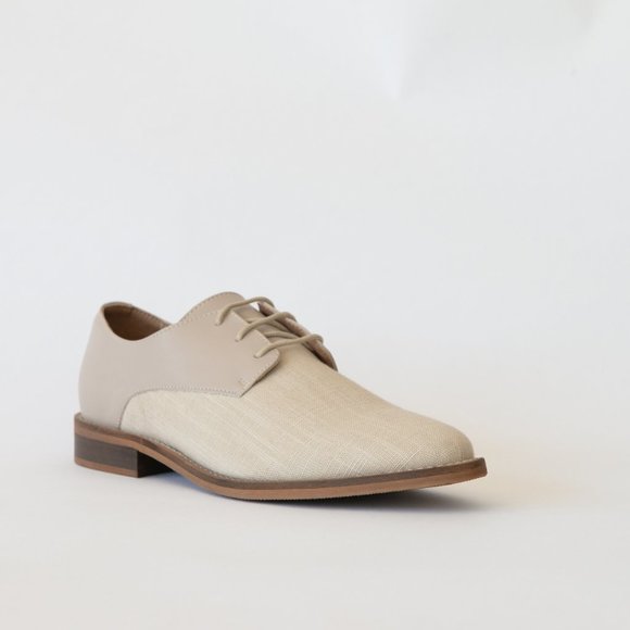 Linen Plaintoe Oxfords - Emerge Collection - Picture 2 of 11